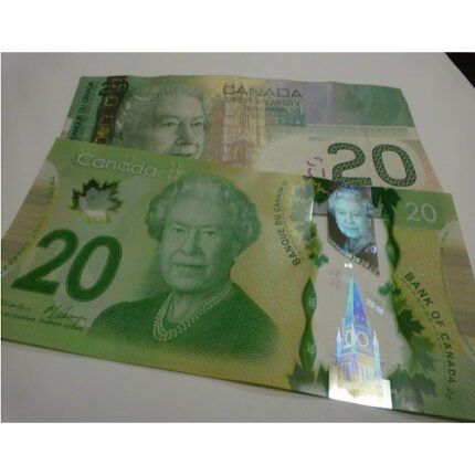 Counterfeit Canadian 20 Dollar Bill