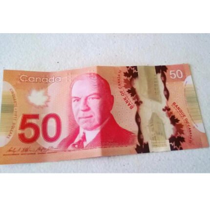 Fake Canadian 50 Dollar Bill