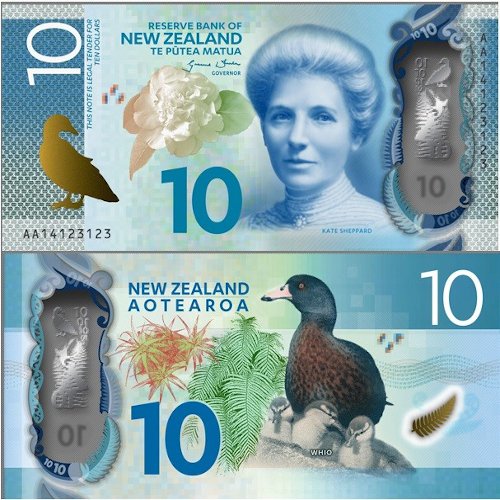 Buy 10 New Zealand dollar Bills Online